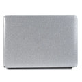 MacBook protective shell case in imitation leather showing gold grey pink silver colour options