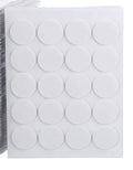 Round double-sided foam candle wick sticker in 15mm and 20mm dot diameters for soy wax candle making