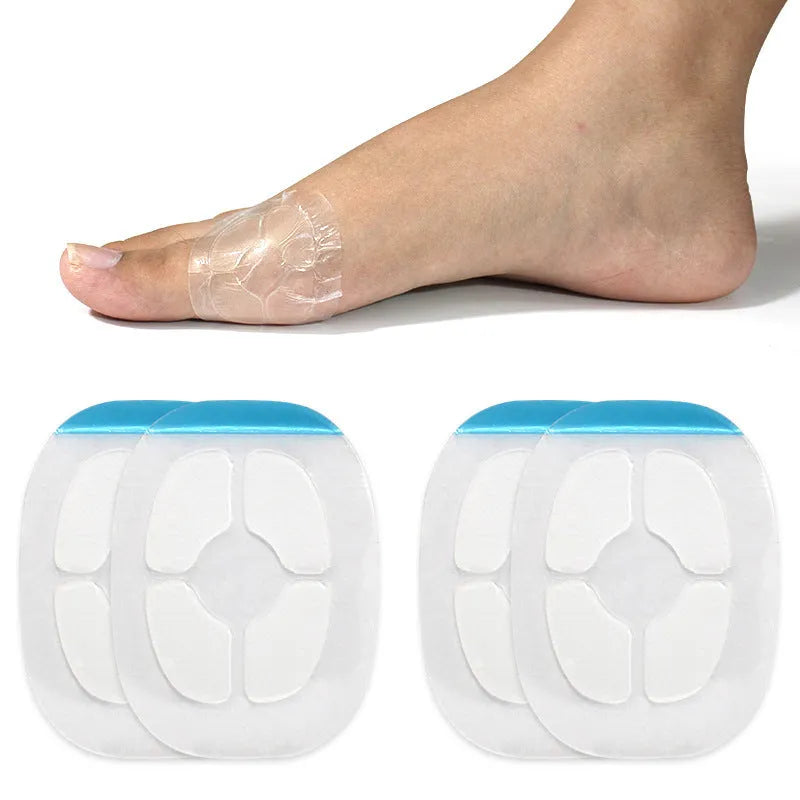 Transparent hydrogel invisible foot anti-wear paste heel protector patch for all-season use