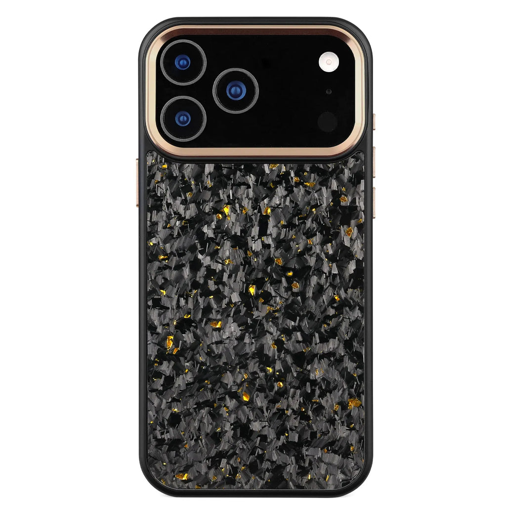 Small grain phone case for iPhone 17 in blue, showing textured back and camera cutout