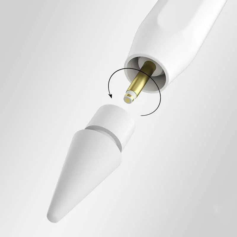 Replacement nib tip compatible with Apple Pencil 1st and 2nd generation stylus, universal capacitive pen nib