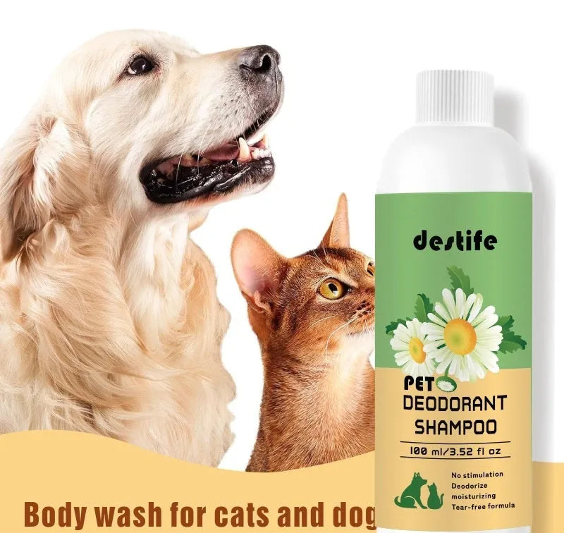 100ml pet shampoo and conditioner bottle for dogs and cats grooming