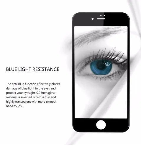 0.23mm tempered glass screen protector for iPhone with 3D curved edges