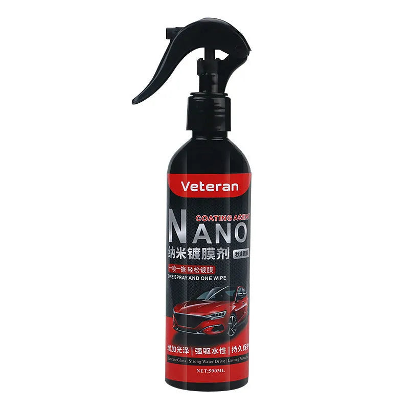 Automotive coating agent hand spray bottle for car exterior maintenance and protection