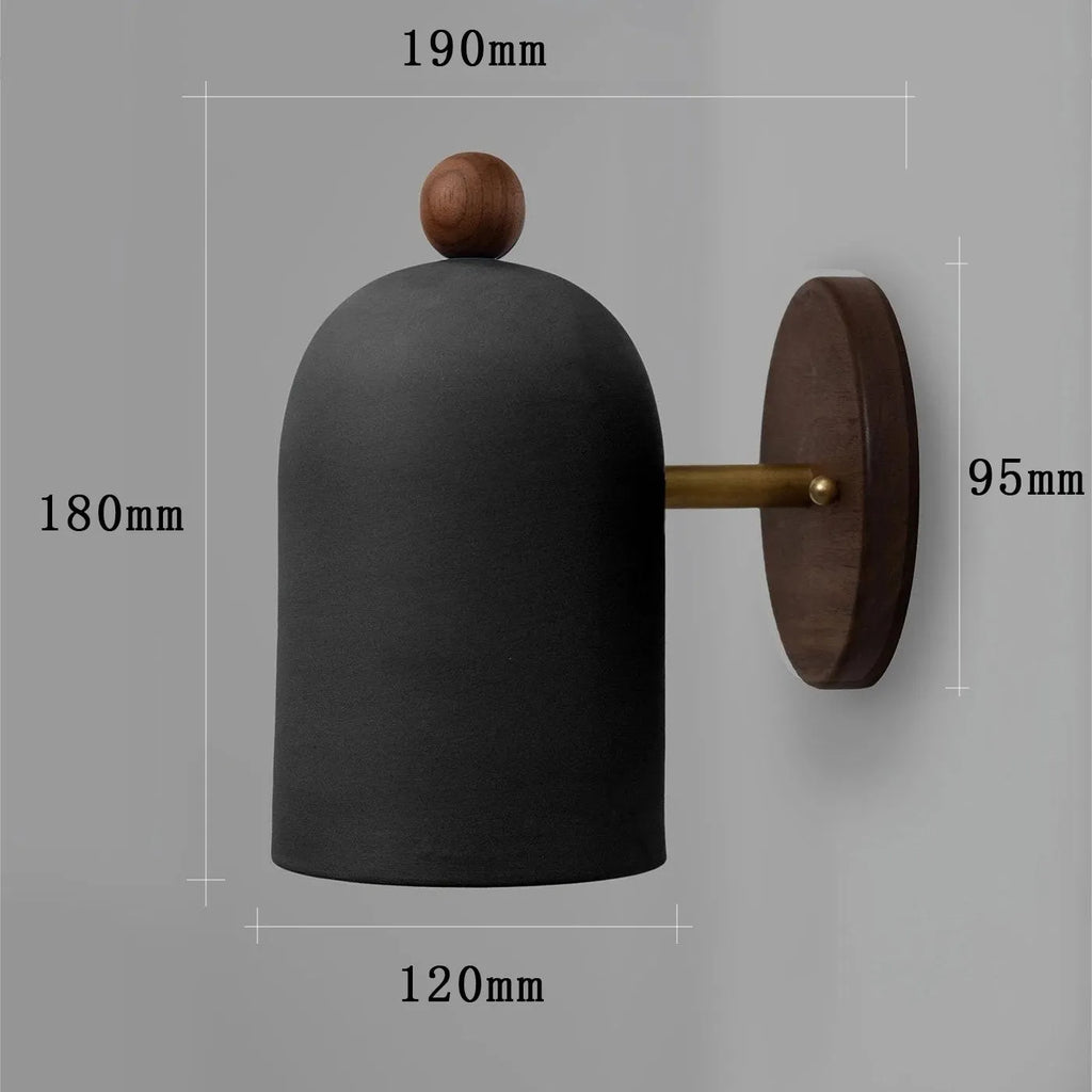 Japanese Zen LED wall light or chandelier in black or white with 350 or 360 degree rotatable wall lamp option