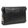 Black Angel first layer cowhide leather men's wallet in black or coffee with anti-theft function