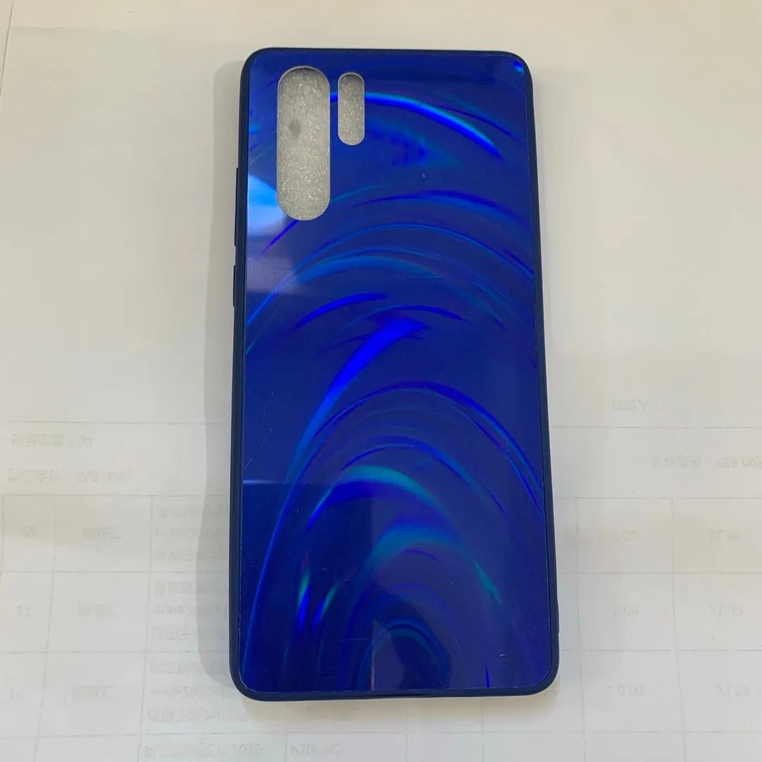 A 3D rainbow glitter gradient back cover case for a smartphone, showing its full-coverage design and sparkling finish.