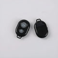 Black ABS wireless Bluetooth selfie remote shutter for mobile phone photography with 10-metre range