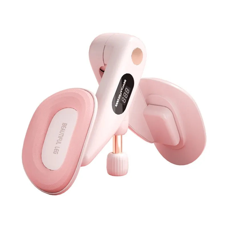 Pelvic floor muscle counting trainer device in gray colour with digital display