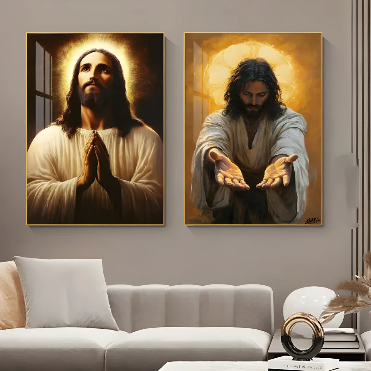 Unframed canvas painting core, 30x40cm inkjet print with 0.5cm white edge for bedroom or living room wall art