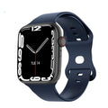 Series 7 smart watch with 1.9-inch colour screen and black silicone strap showing NFC door access