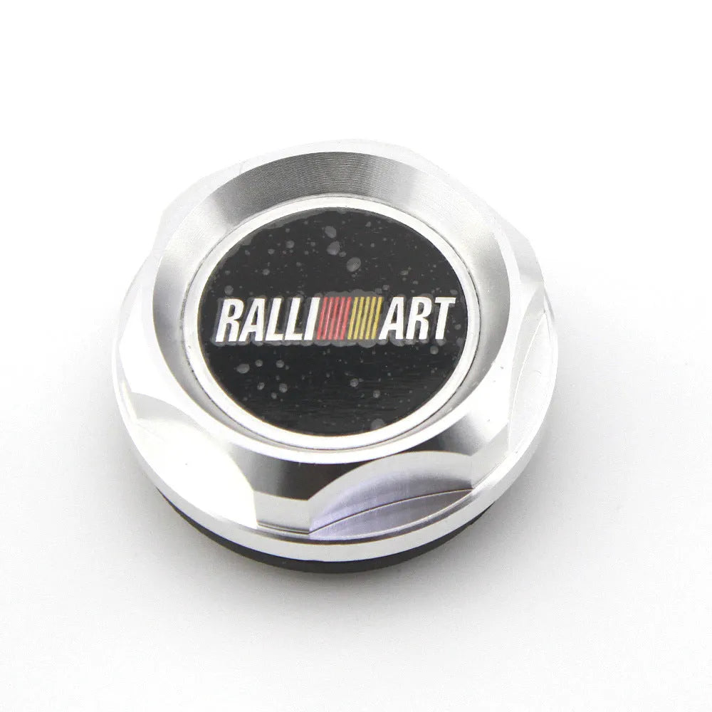 Aluminium alloy oil filter cap for Mitsubishi cars in a selection of six colours