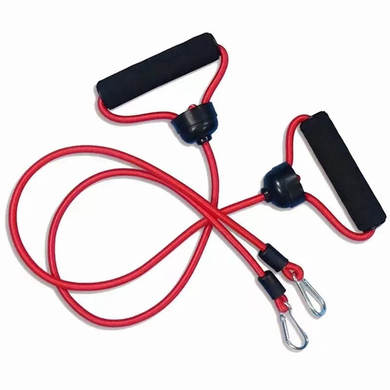 Power Plate treadmill drawstring with red sponge plastic handle