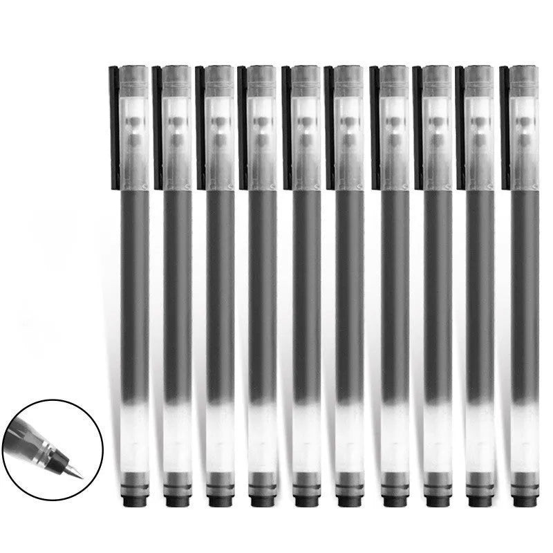 Xiaomi gel pen with 0.5mm black ink, plastic shell, for office use