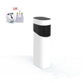 Small black or green instant hot water dispenser with Nano heating film on a desktop.