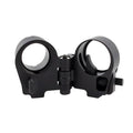 Third generation black aluminium folding stock adapter for AR-15 and AR-10 rifles, DLC finish, compact storage