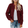 Lambswool zipper jacket coat top for women in multiple colours