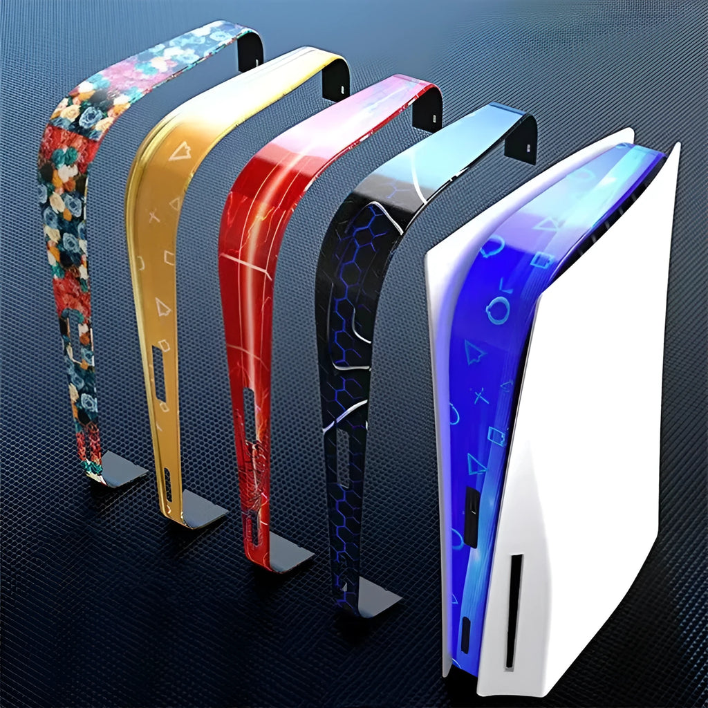 UV coated decorative cover panel for universal host console with two hooks, available in blue