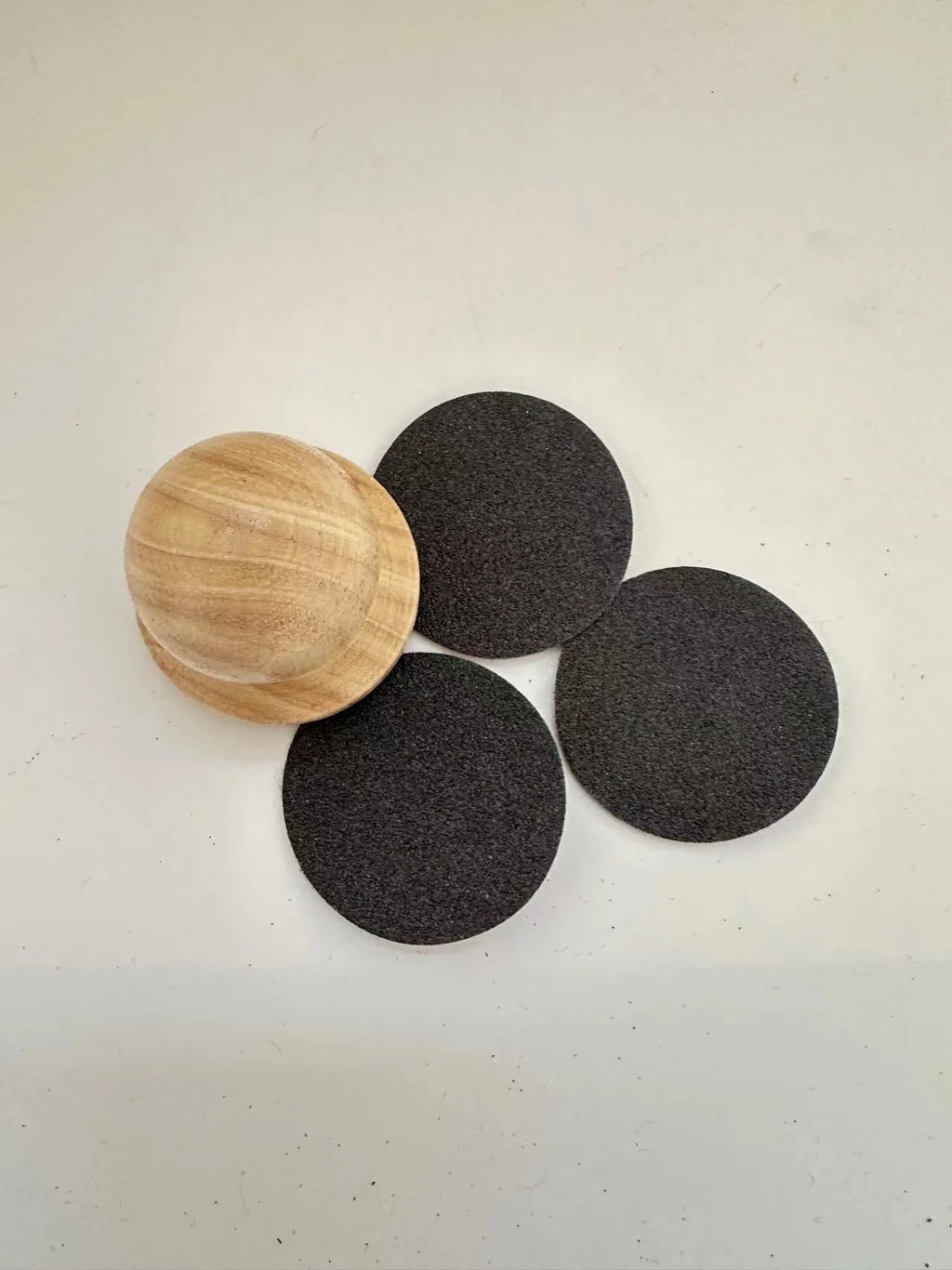 Wooden dog nail grinding board with removable section for easy cleaning, available in four style options.
