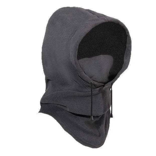 Autumn and winter thermal windproof cycling sports mask in polar fleece, free size, black colour