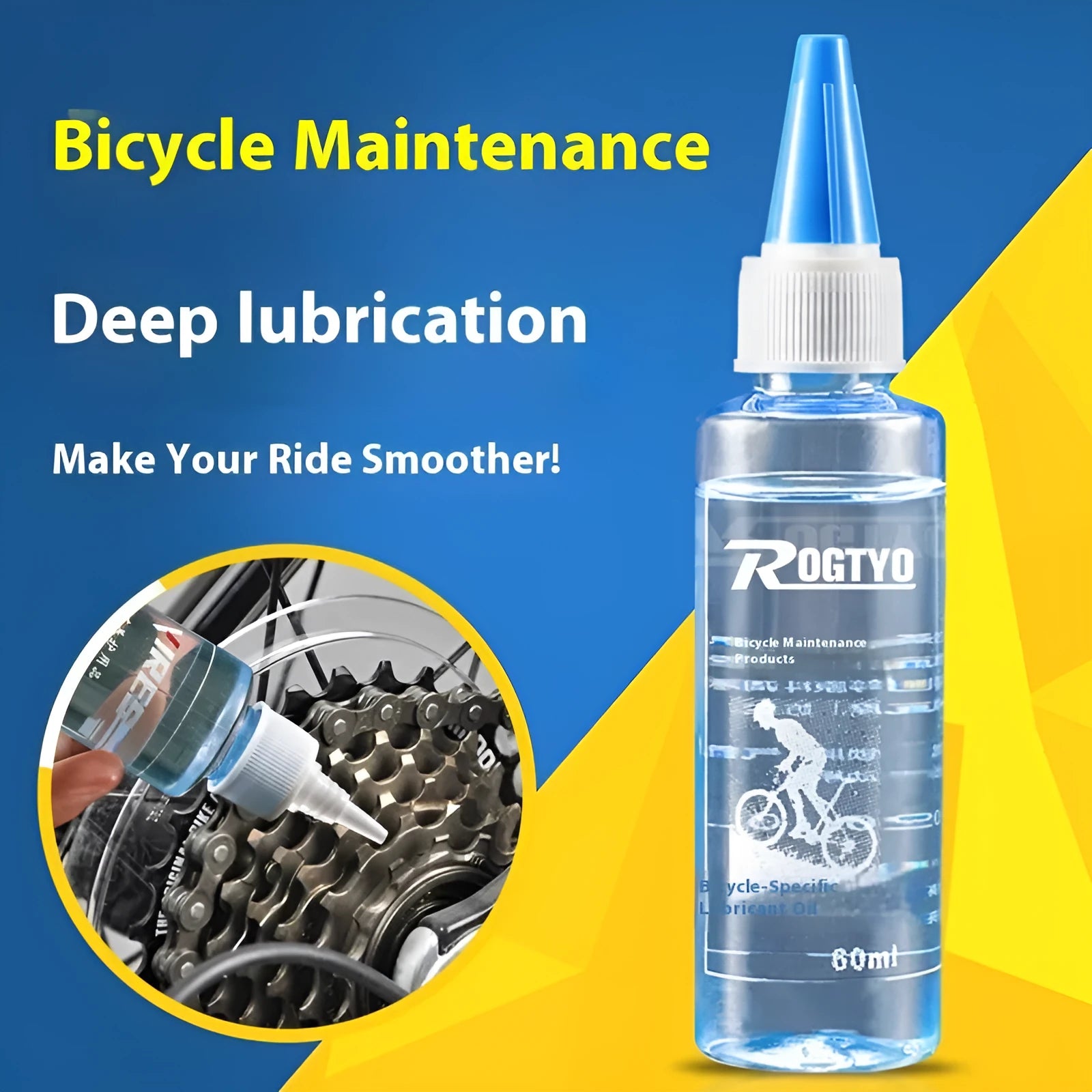 60ml bottle of specialised bicycle chain lubricating and rust prevention oil.