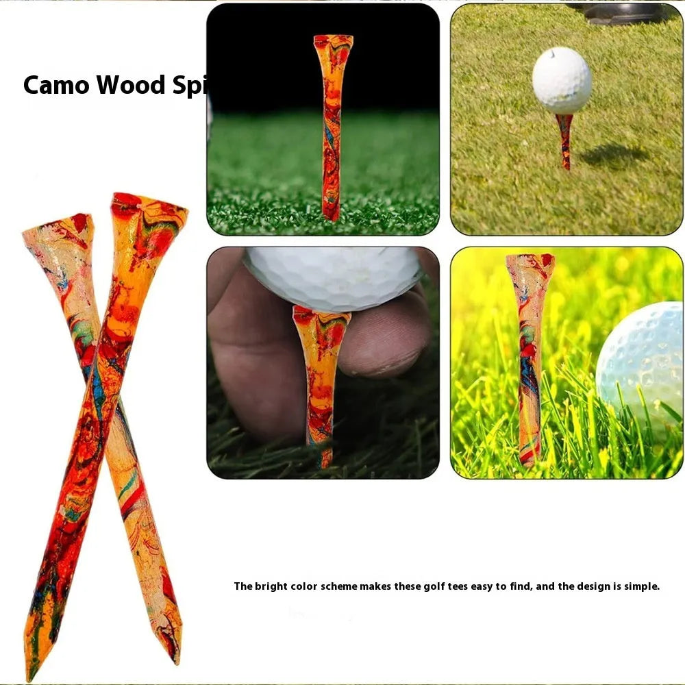 Colourful golf ball holder set showing 50 individual 70mm diameter units for training organisation