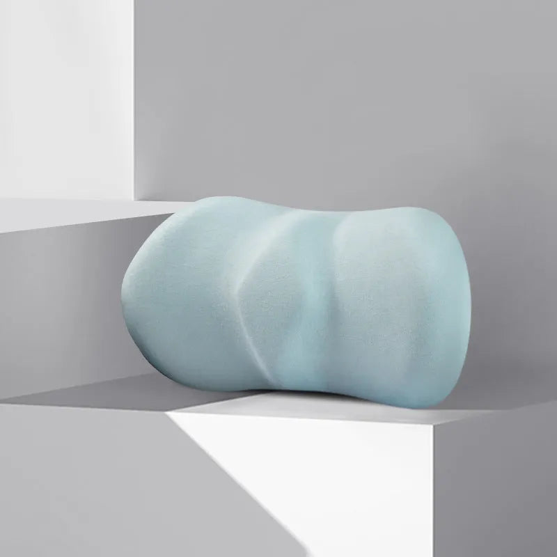 Car seat headrest pillow and lumbar support pillow set in five colour options
