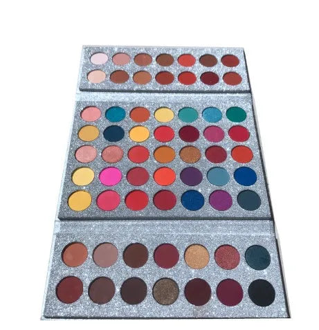 Beauty Glazed 63-colour pressed powder eyeshadow palette with shimmer and matte shades