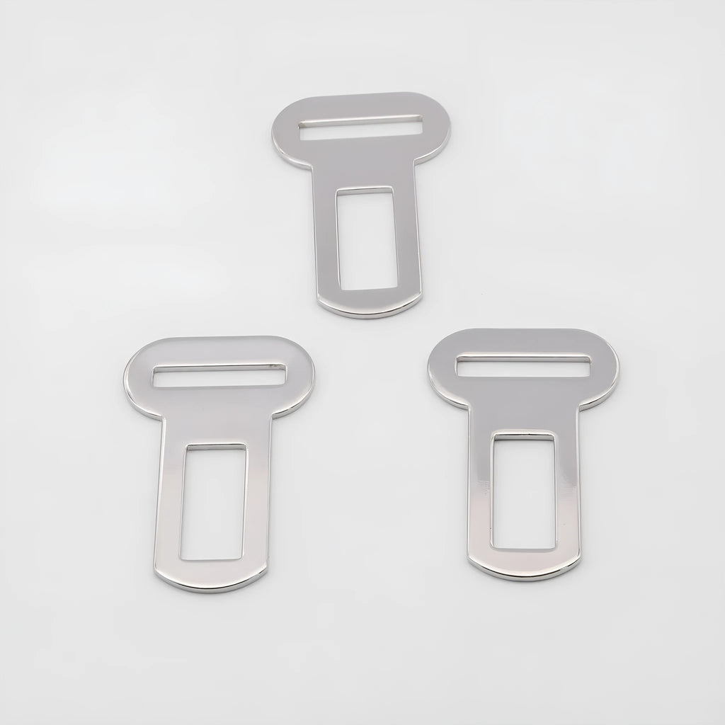 26mm silvery metal pet safety buckle for leash and car restraint connections