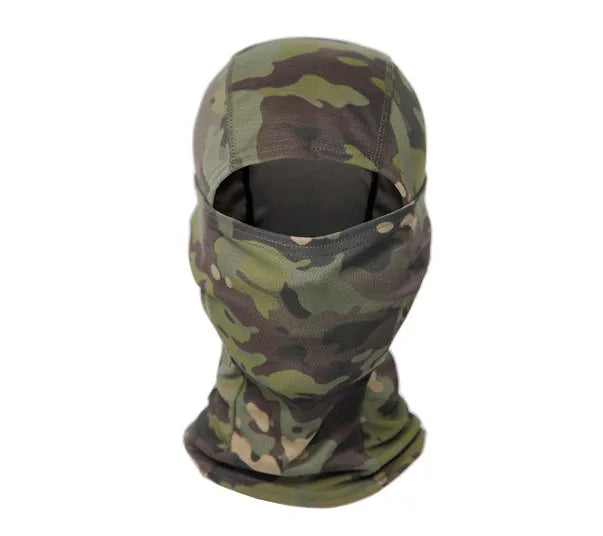 Men's sun protection fishing mask windproof pullover face cover in snow colour for outdoor sports