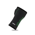 Adult wrist guard wristband for tennis, cycling, basketball and badminton, single pack in black, green or orange
