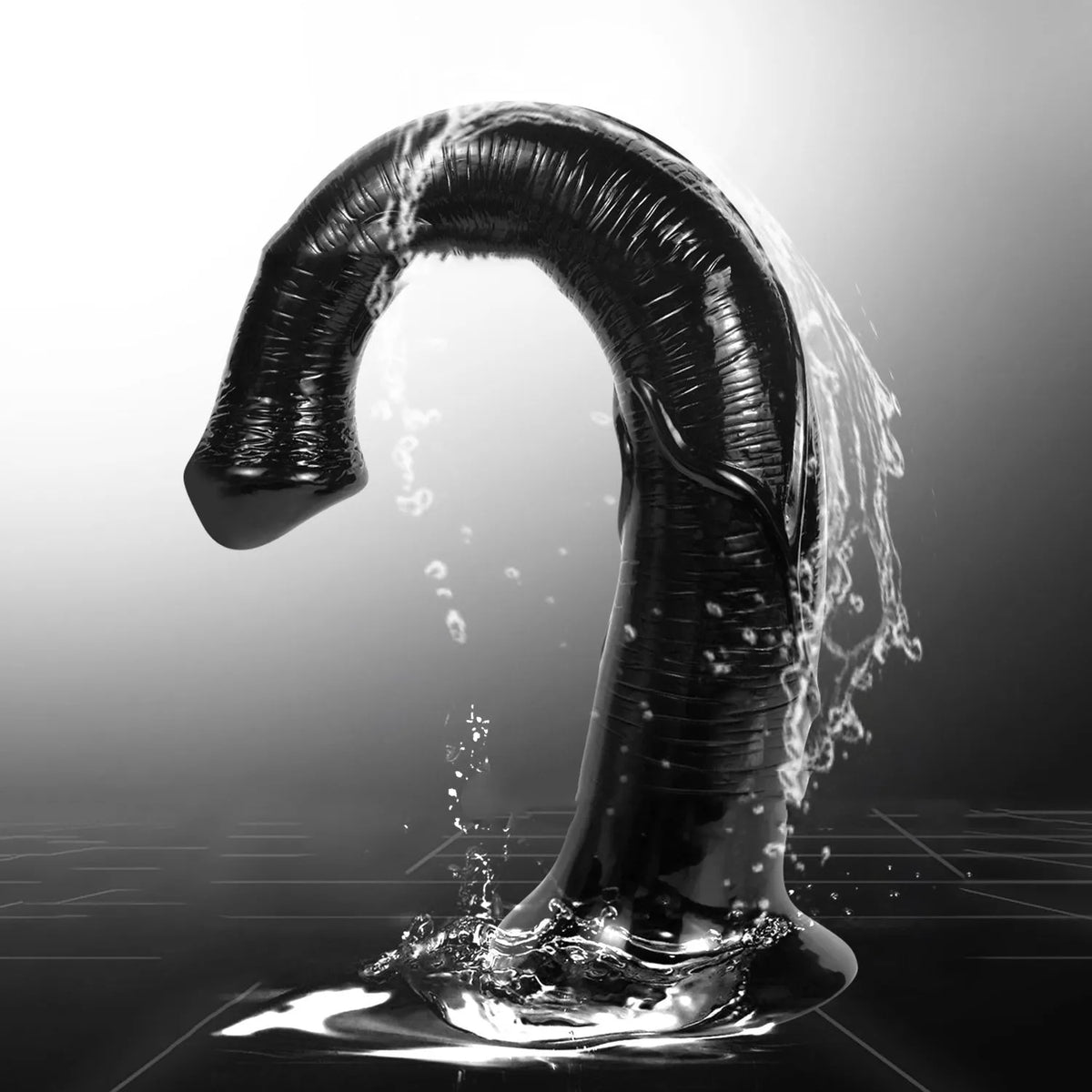 Special-shaped super long PVC horsewhip in black or flesh colour, S M L adult novelty item