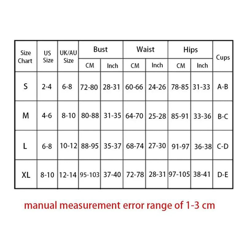 Women's split printed swimwear with chest pads and wireless cup in blue flower pattern