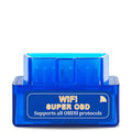 Blue mini WiFi ELM327 OBD2 car detector diagnostic scanner adapter for iPhone and iPad