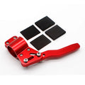 Aluminium alloy car steering wheel lengthening bar in silver colour with general fitment design