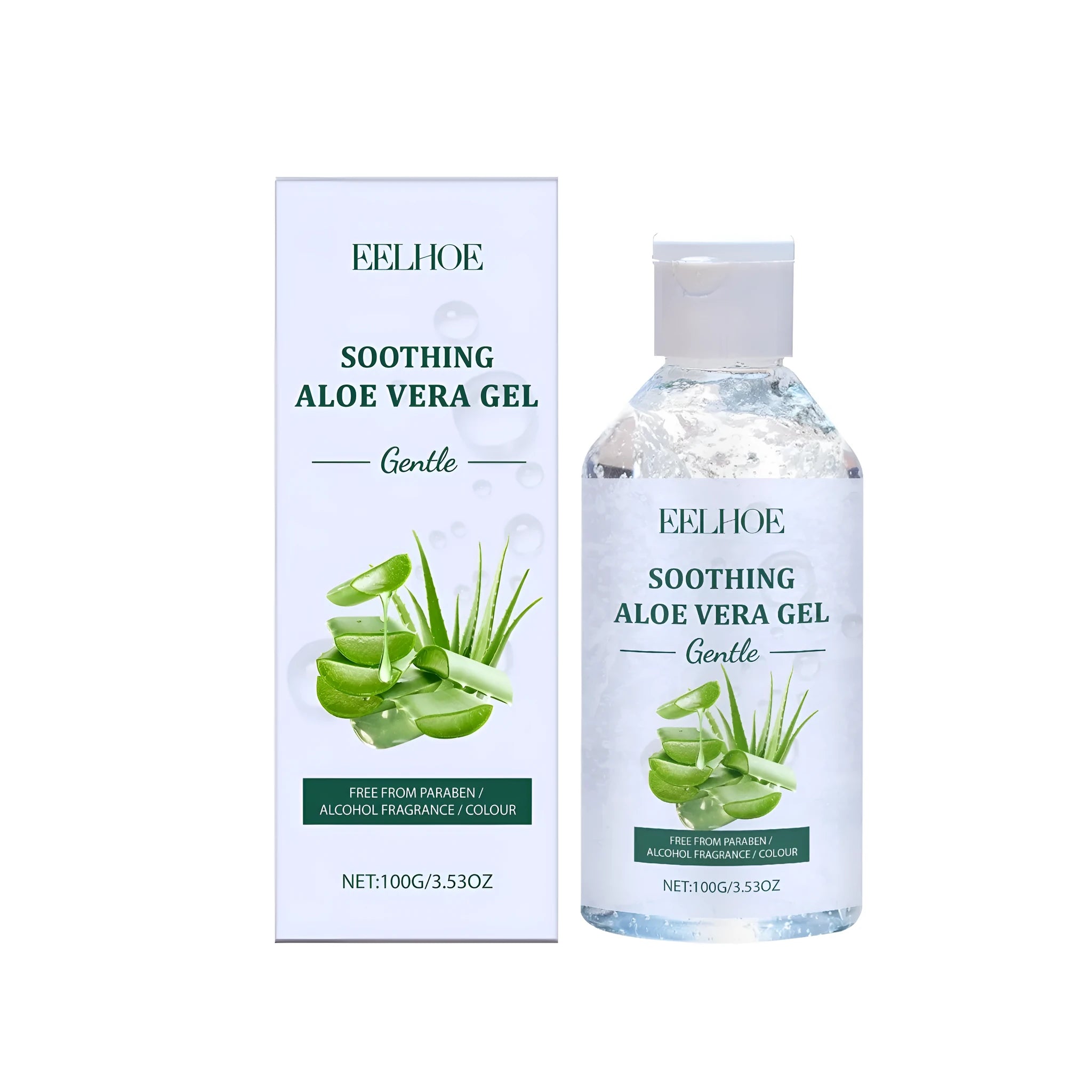 100g tube of aloe vera gel with natural extract and sodium hyaluronate formula