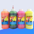 Fluorescent sublimation ink cartridge for PET film printing in green, orange, red, or yellow.