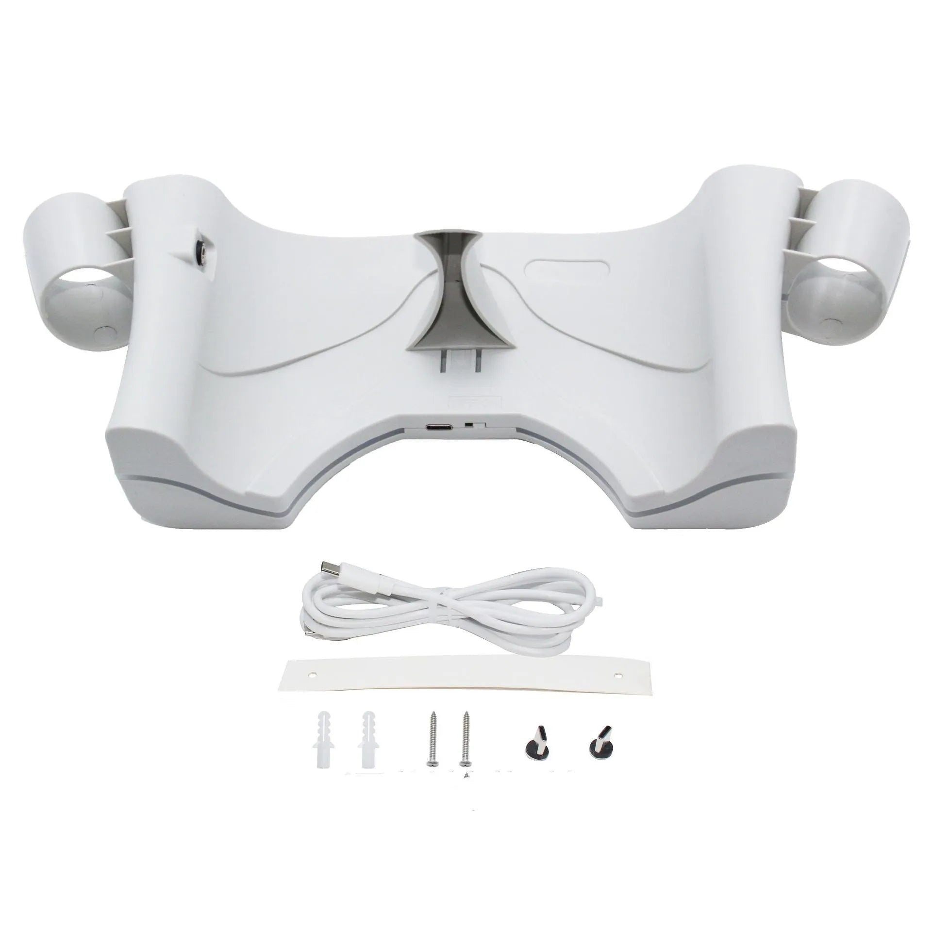 Milky white ABS wall-mounted quick charging set for Oculus Quest2 handle accessories with screw packing box