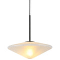 Nordic post-modern UFO glass chandelier with three sizes 25cm 30cm 35cm for bedroom dining room