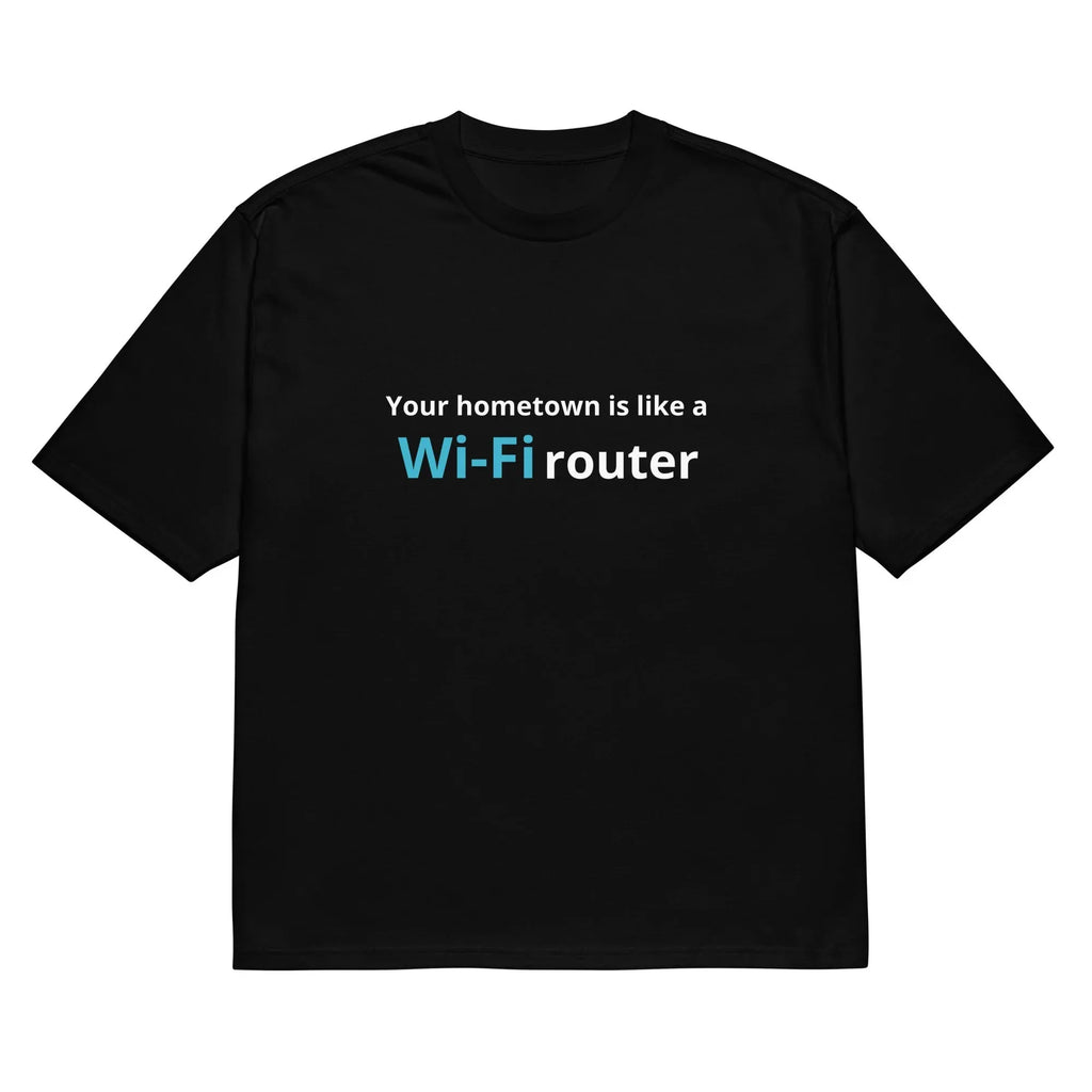 Black men's loose-fit short sleeve t-shirt with a large 3D digitally printed cartoon graphic on the front.