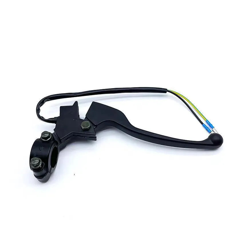 Aluminium alloy brake handle assembly with 22mm thick handle and integrated power off switch line
