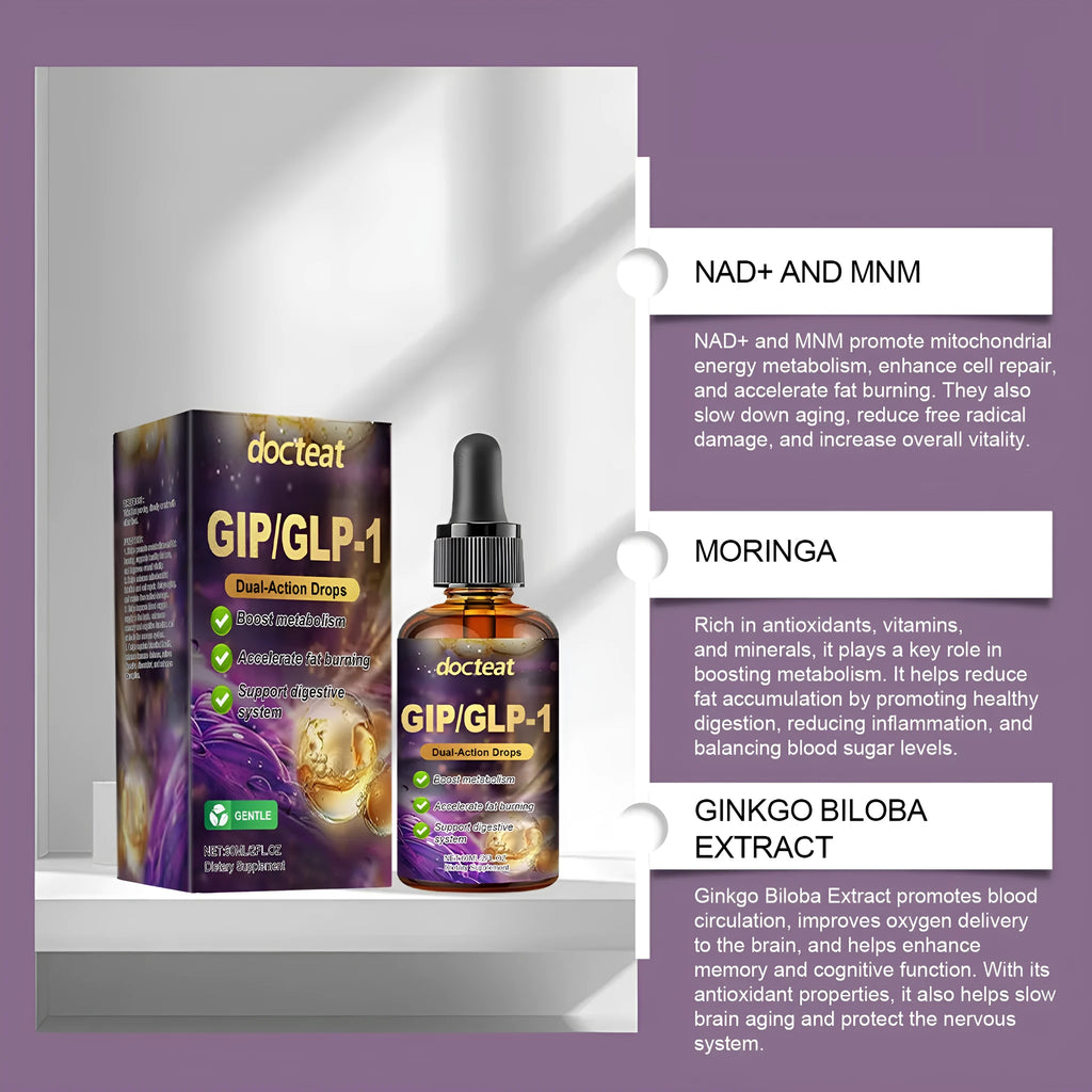 60ml bottle of Balance liquid supplement drops with a glass dropper on a white background