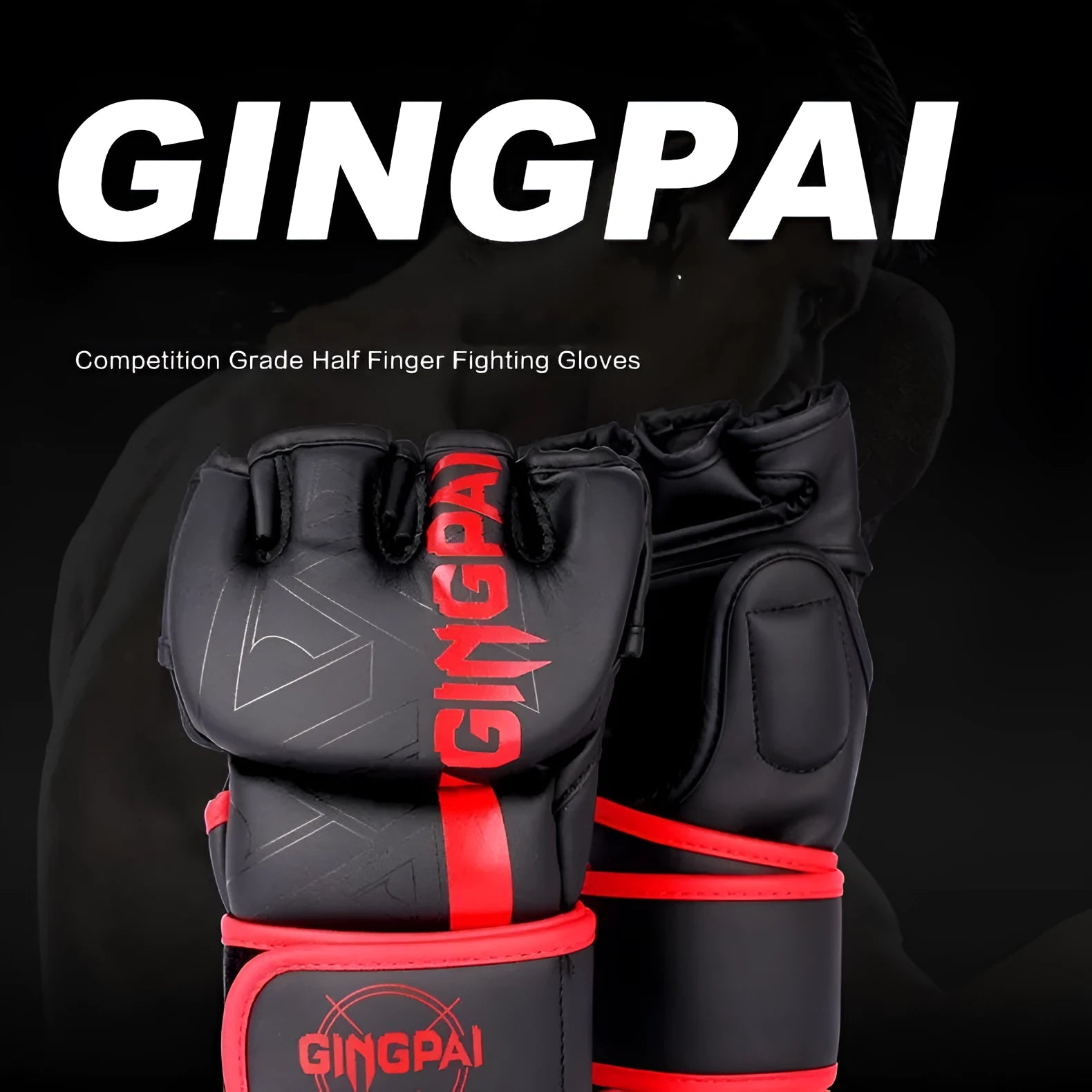 PU leather Sanda training gloves for combat and sandbag work in multiple colour options