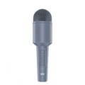 Wireless Bluetooth karaoke microphone with integrated speaker in blue, pink, or green colour options.