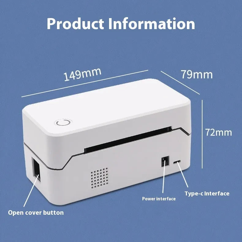 Thermal Express Single Electronic Surface Printer with Bluetooth connectivity for wireless order printing