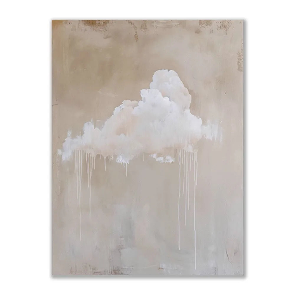 Handmade oil painting canvas wall art abstract modern simple colour contrast rolled frameless unstretched for home living room decor