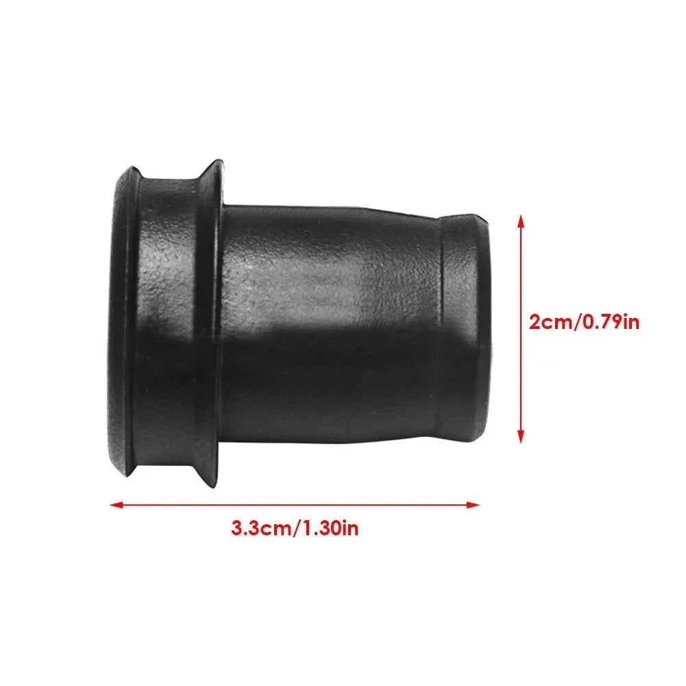 Black car cigarette lighter dust plug with 33cm length and 2cm diameter for 12V socket protection