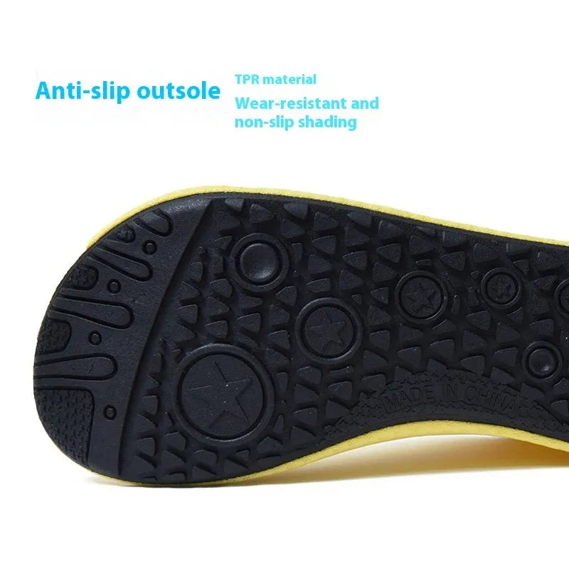 Non-slip beach shoes with mesh upper and TPR sole in multiple colour options