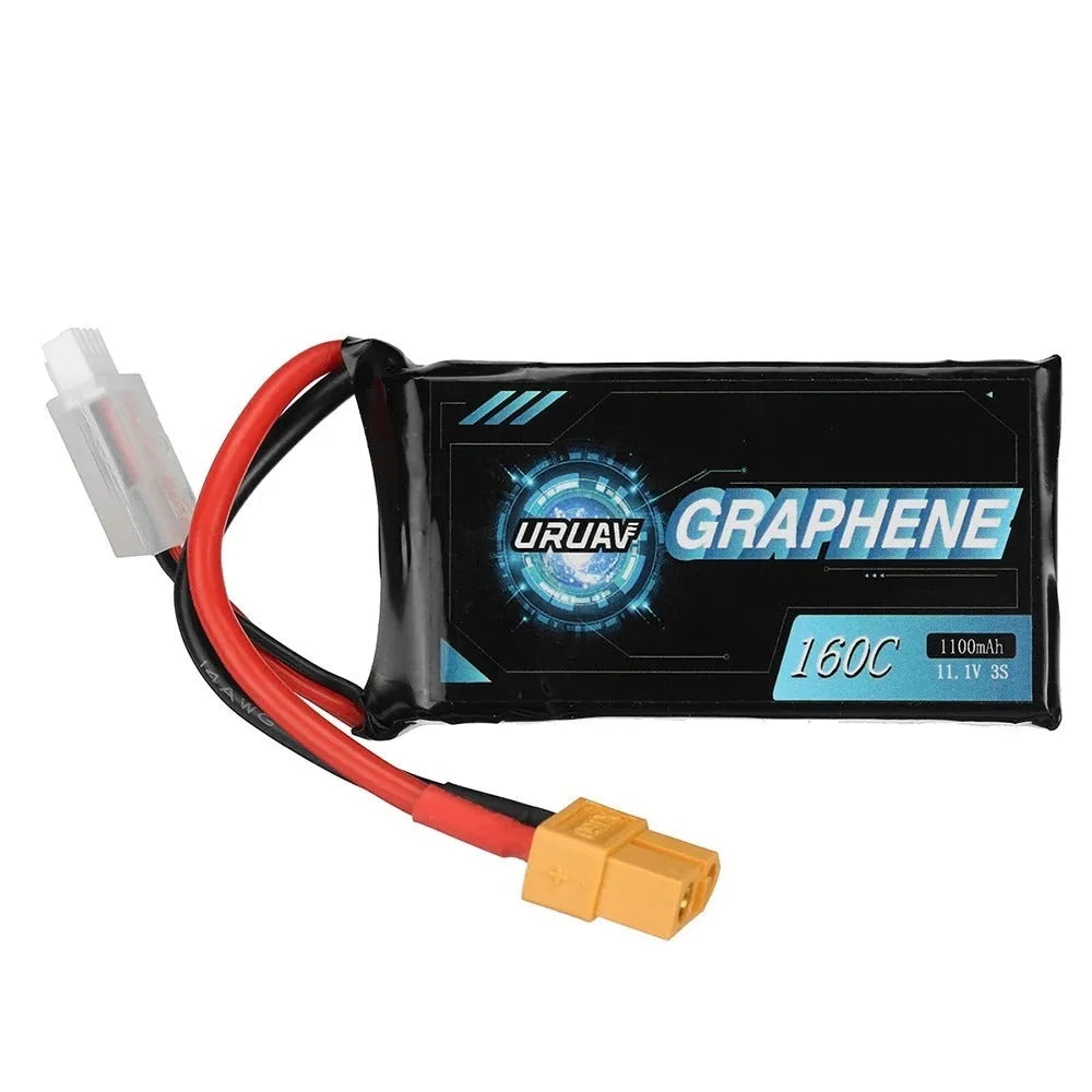7.4V 1200mAh RC lithium battery with T-plug connector