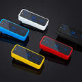 Mini handheld walkie-talkie with ear-hook earpiece for salon communication, random colour, UHF lithium battery